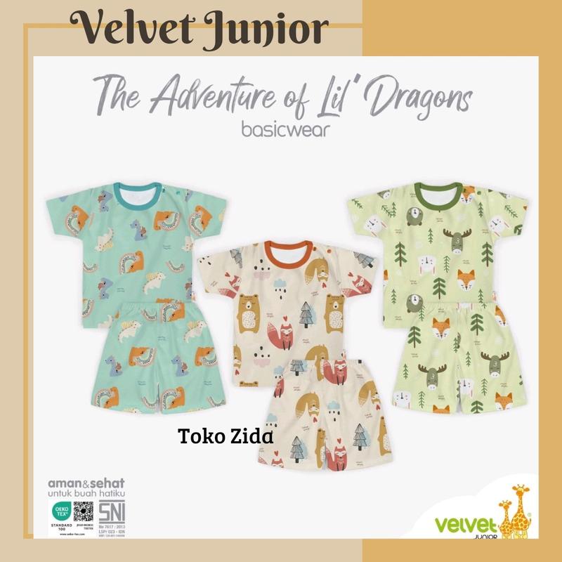 VELVET JUNIOR Terbaru Setelan oblong pendek murah 6