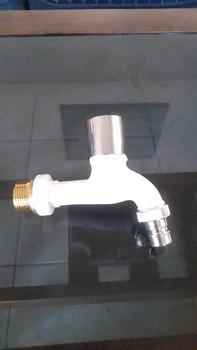 Product Review of Kran Air 1/2 3/4 inch PVC Jumbo / Kran drat kuningan Engkol Honxi / Kran Taman from z**l j**g 0