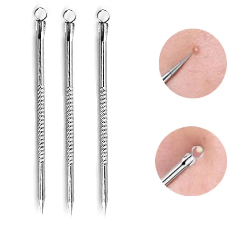 Cây Nặn Mụn Inox 8cm Chống Gỉ - Dụng cụ lấy nhân mụn 2