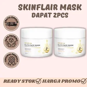 [READY STOK] MASKER SKINFLAIR GLUTA FACE MASK 100ml MASKER PENCERAH BY SKINFLAIR