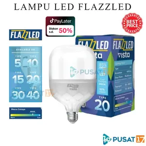 PUSAT17 LAMPU LED FLAZZLED 5 WATT 10 WATT 15 WATT 20 WATT 30 WATT 40 WATT LAMPU BOHLAM FLAZZLED VISTA EXTRA TERANG LAMPU LED BULB