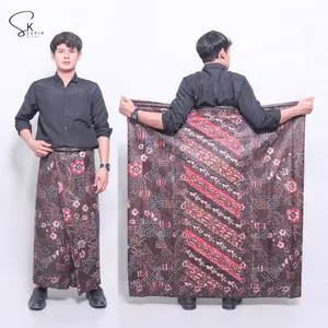 SARUNG BATIK LASEMAN KEMBANG BAHAN KATUN ORIGINAL SARUNG SANTRI/SANTRIWATI DEWASA