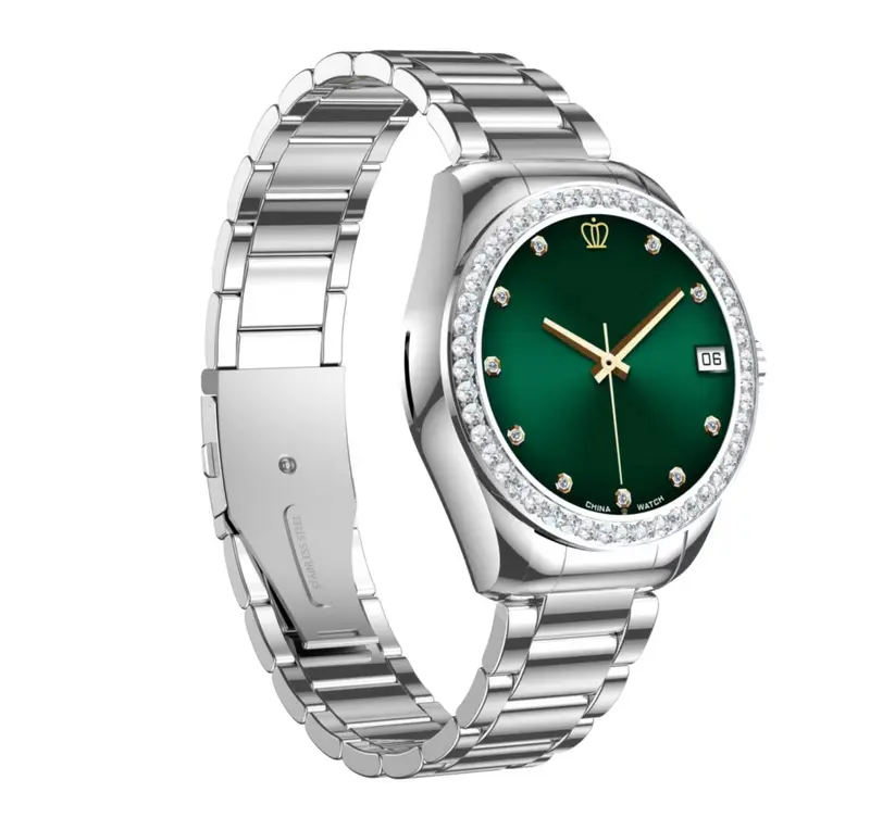 GMOVE GW59 Smart Watch (Answer/Make Call) for Women AI Voice Assistant, AMOLD Screen 1.04" Retina Display Fitness Tracking Health Monitoring Smartwatch, IP67 Waterproof Long Battery Life, Compatible for Android & iOS Bluetooth Jam Tangan 3