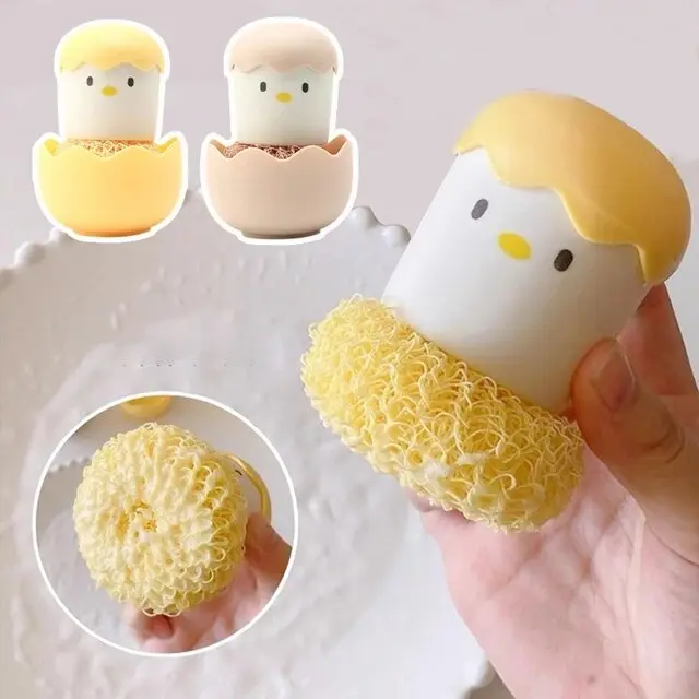 Sabut Cuci Piring Model Ayam Telur Pembersih Wajan Anti Lengket dan Magikom 1