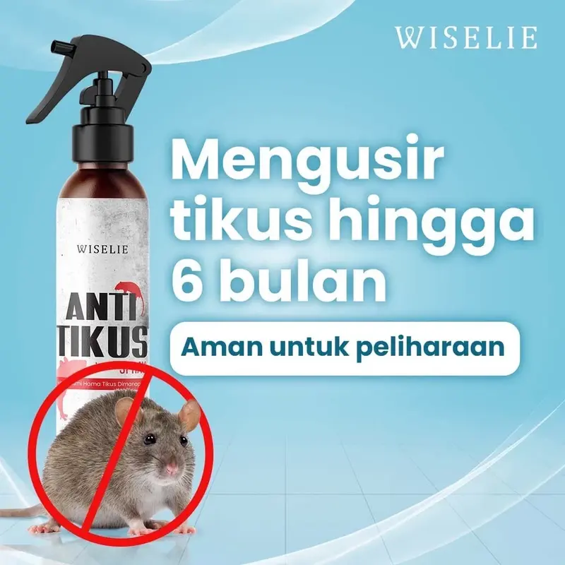 Aromatic Spray Anti Tikus Wiselie Semprotan Pengusir Tikus Alami Obat Pengusir Anti Tikus Ampuh dengan Formula Aromatic Spray Melindungi Rumah dari Tikus Cairan 1
