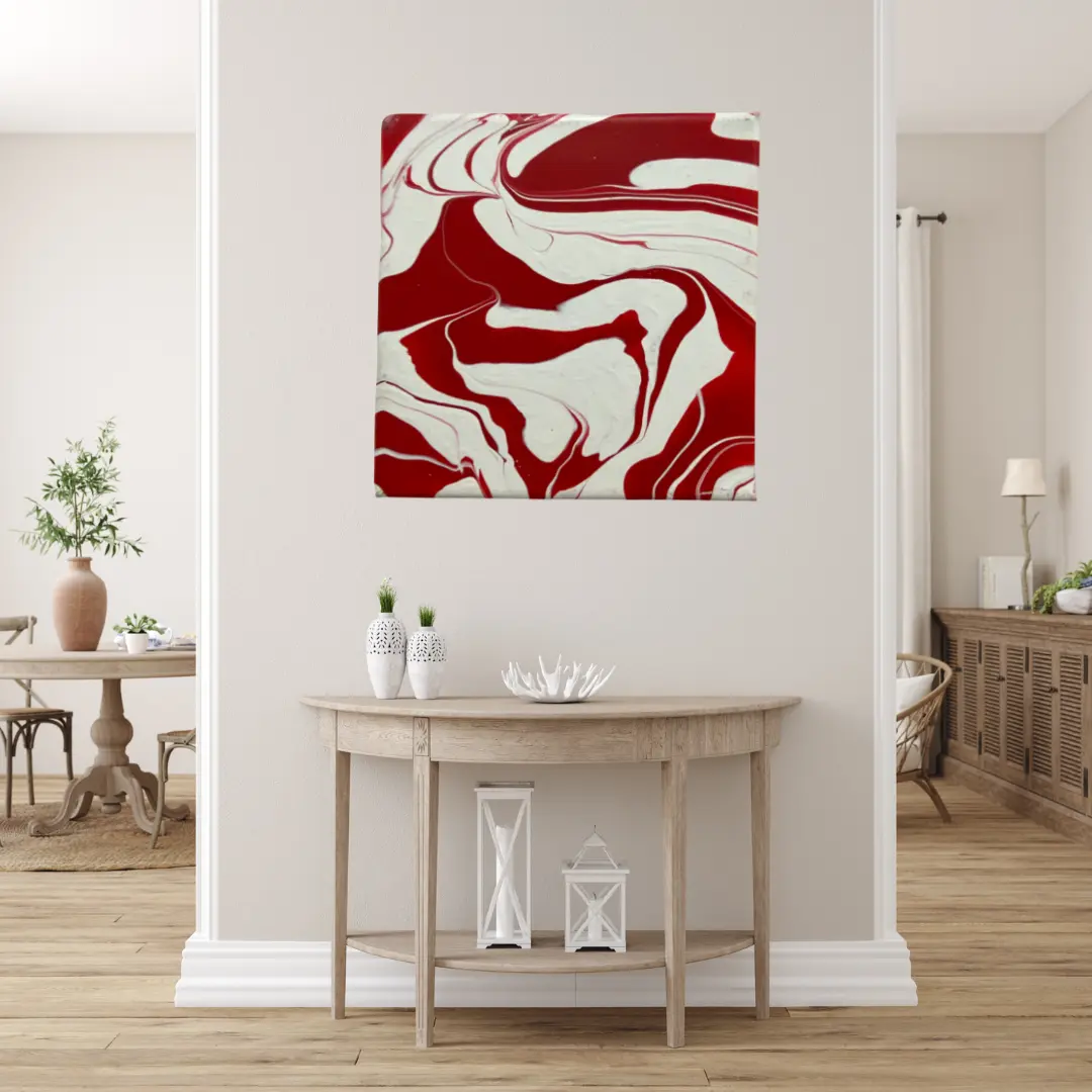 Bold Flare of Red Expression