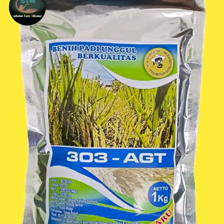 Benih Padi 303 Agt Original Kemasan 1 Kg 0