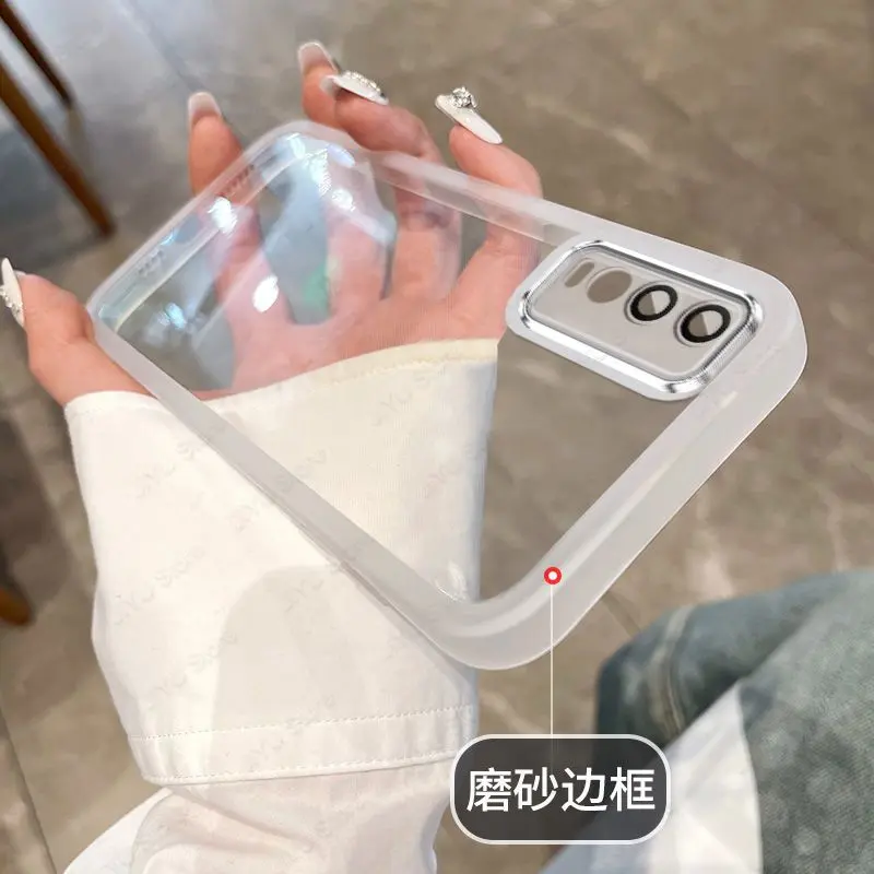 Casing For Vivo V2043 V2032 V2026 V2029 V2027 V2037 V2048 V2038 V2042 1904 1902 1901 With Protect Lens film Crystal Clear Phone Case