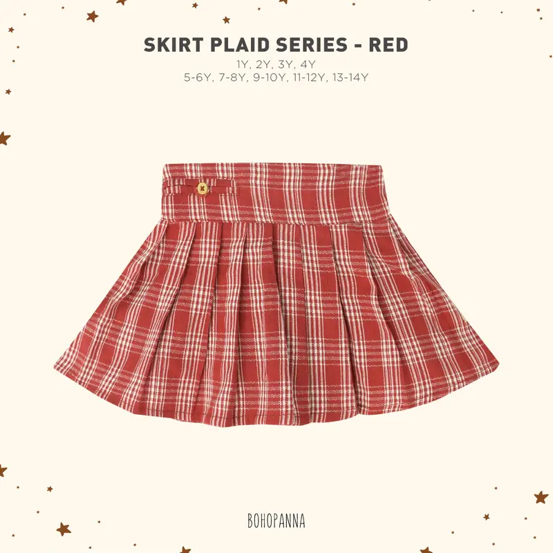 BOHOPANNA - SKIRT PLAID SERIES - ROK ANAK 3