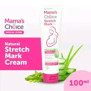 strecth mark cream 1 botol mama's choice krim strecth mark mengandung olive oil untuk bumil dan busui