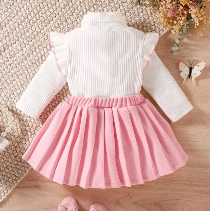 Setelan Baju Kniit Rok mini/Dress Anak perempuan usia 1-6 tahun Fashion Kids 1