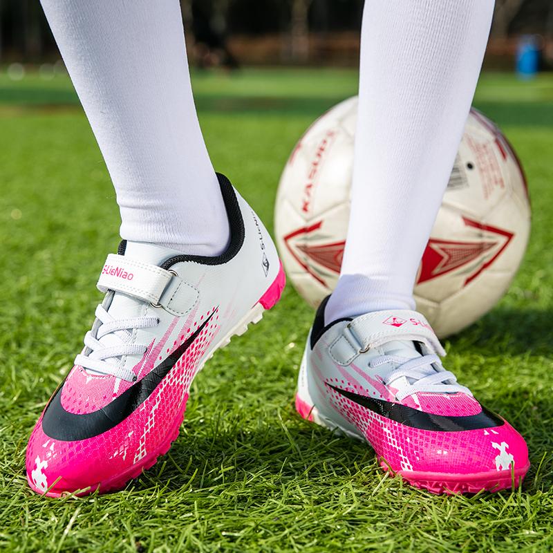 Product Introduction of JINTOHO Kids Soccer Shoes Society Children School Football Boots Cleats Grass Sneakers Boy Girl Outdoor Athletic Training Sport Footwear 32