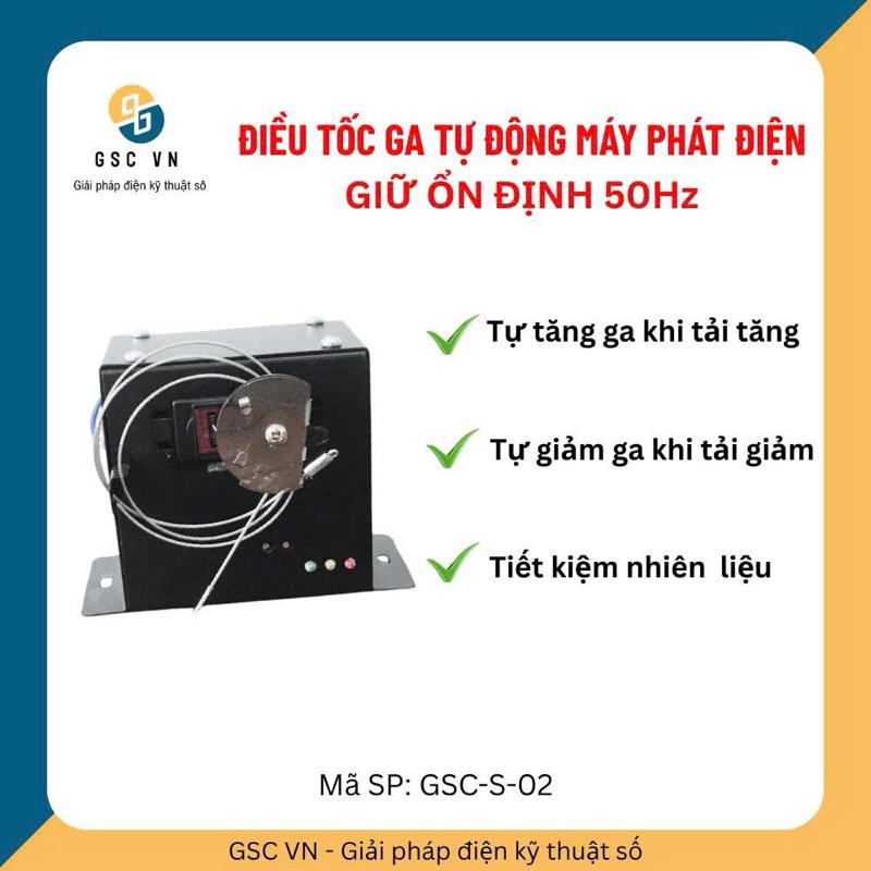 ĐIỀU TỐC GA TỰ ĐỘNG DÀNH CHO MÁY PHÁT ĐIỆN CHẠY ĐỘNG CƠ DIESEL