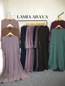 LAMIA ABAYA BASIC FORTALEZA POCKET BY ZURILABEL