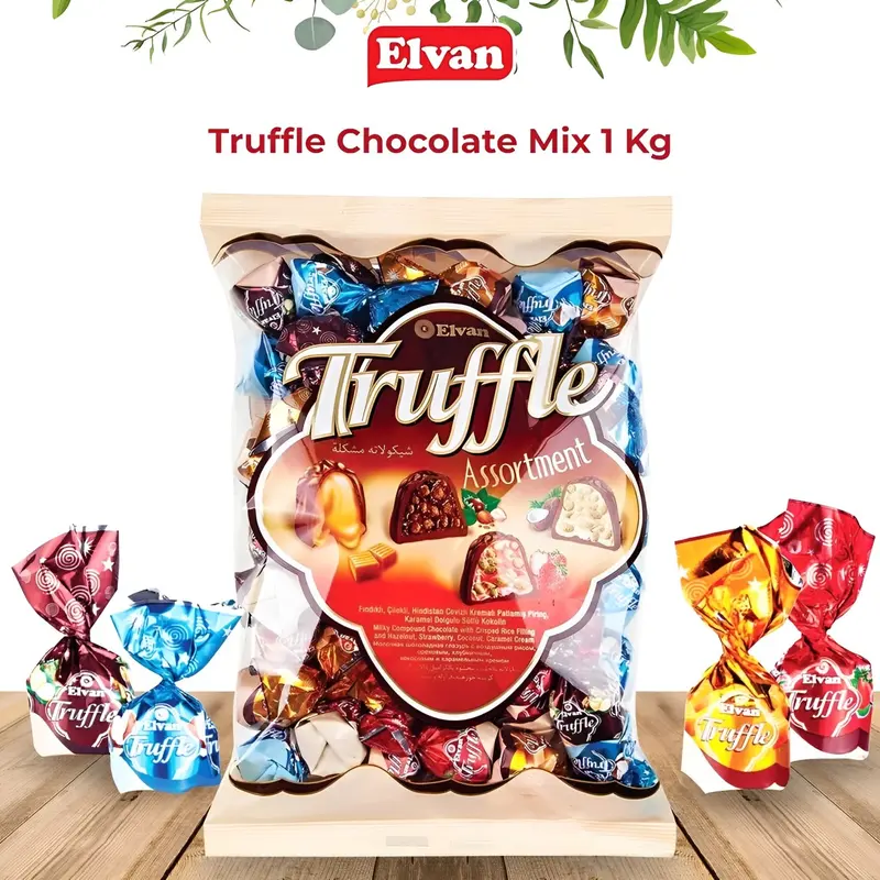 Coklat Truffle 1 Kg Coklat Arab Elvan Mix 4 Rasa 0