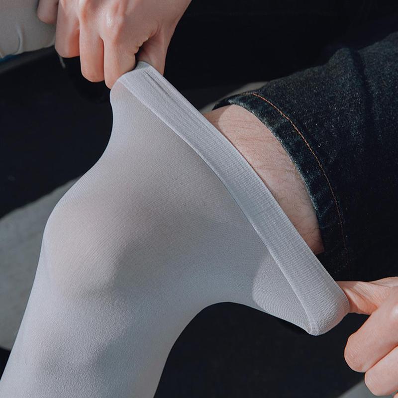 Product Introduction of 1 Pair Ice Silk Fabric Breathable UV Protection Leg Covers Breathable UV Resistant Ice Silk Leg Protectors Outdoor Sports Cycling Running 46