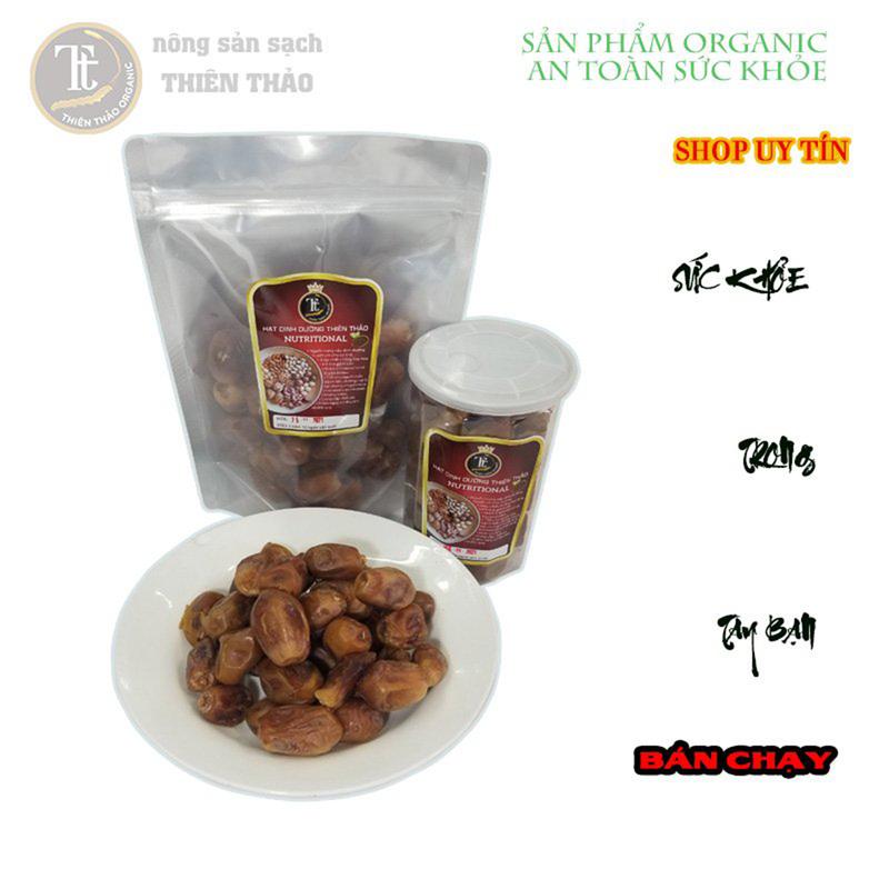 Chà là sấy dẻo 1kg không đường IRAN vỏ mỏng ngọt vừa bao ngon Thiên Thảo Organic Không đường Food