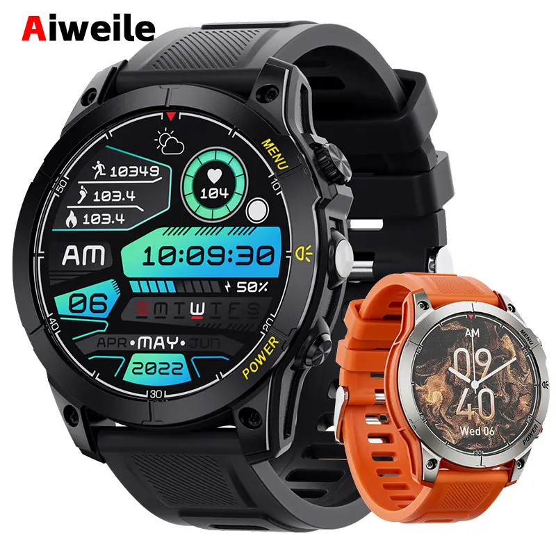 Đồng Hồ Thông Minh, Aiweile AW45, Dành Cho Nam Giới, Có Cuộc Gọi, Màn Hình Màn Hình, Tương Thích Với Android Và Xiaomi NFC, Đồng Hồ La Bàn Thể Thao, Dung Lượng 430mAh, Giao Diện Mặt Đồng Hồ Tự Làm, Nhẹ, Màu Sắc Đa Dạng Smartwatch