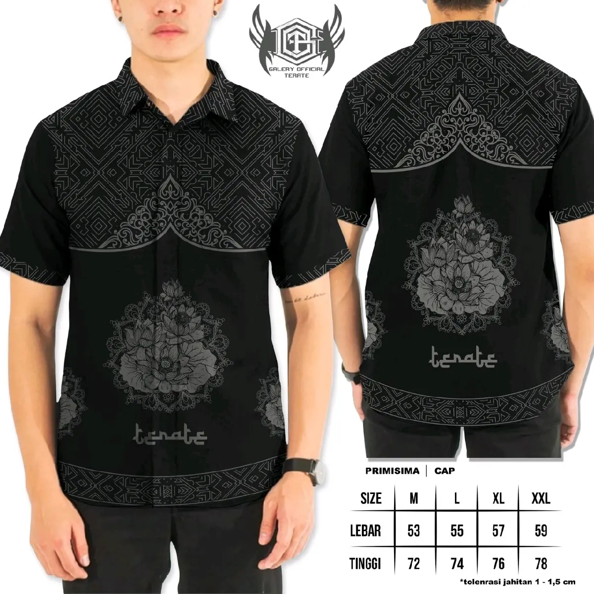 Baju Koko + Sarung PSHT Batik TERATE Batik PREMIUM
