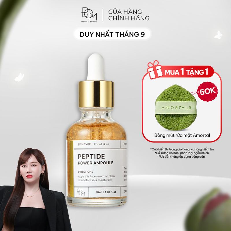 Tinh Chất Ngăn Ngừa Lão Hóa B.O.M Peptide Power Ampoule 30ml, Cải Thiện Độ Đàn…
