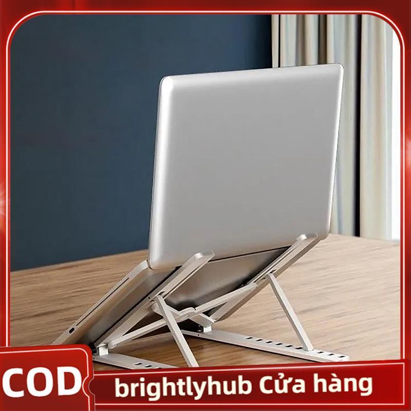 Andex Giá đỡ máy tính xách tay đa năng Giá đỡ máy tính xách tay có thể điều chỉnh cho đế làm mát có thể gập lại chống trượt cho máy tính xách tay / máy tính bảng / điện thoại COD
