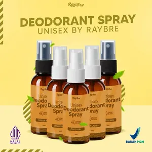 Deodorant spray 35ribu dapat 5 Botol 60ml deodorant tawas raybre Bau Ketiak