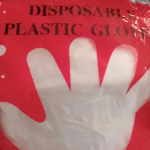 Sarung Tangan Plastik Plastic Isi 100pcs 100pc 100 pcs pc Disposable Gloves Transparan Steril Sekali Pakai Pake Hand Glove
