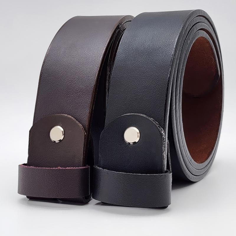 Dây lưng nam không mặt DNKK-008 | Dây nịt da PU 3 lớp bản 3.6cm | Bảo hành 12 tháng