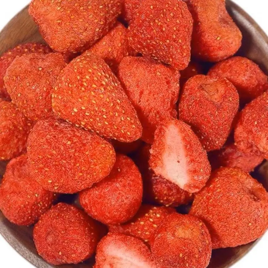 Organic Freeze Dried Strawberries - No Added Sugar Snack crispy dried fruits