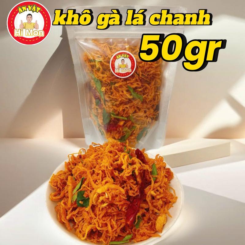 Hi Mon khô gà lá chanh/bơ tỏi thượng hạng 50gr/gói Snack ăn vặt