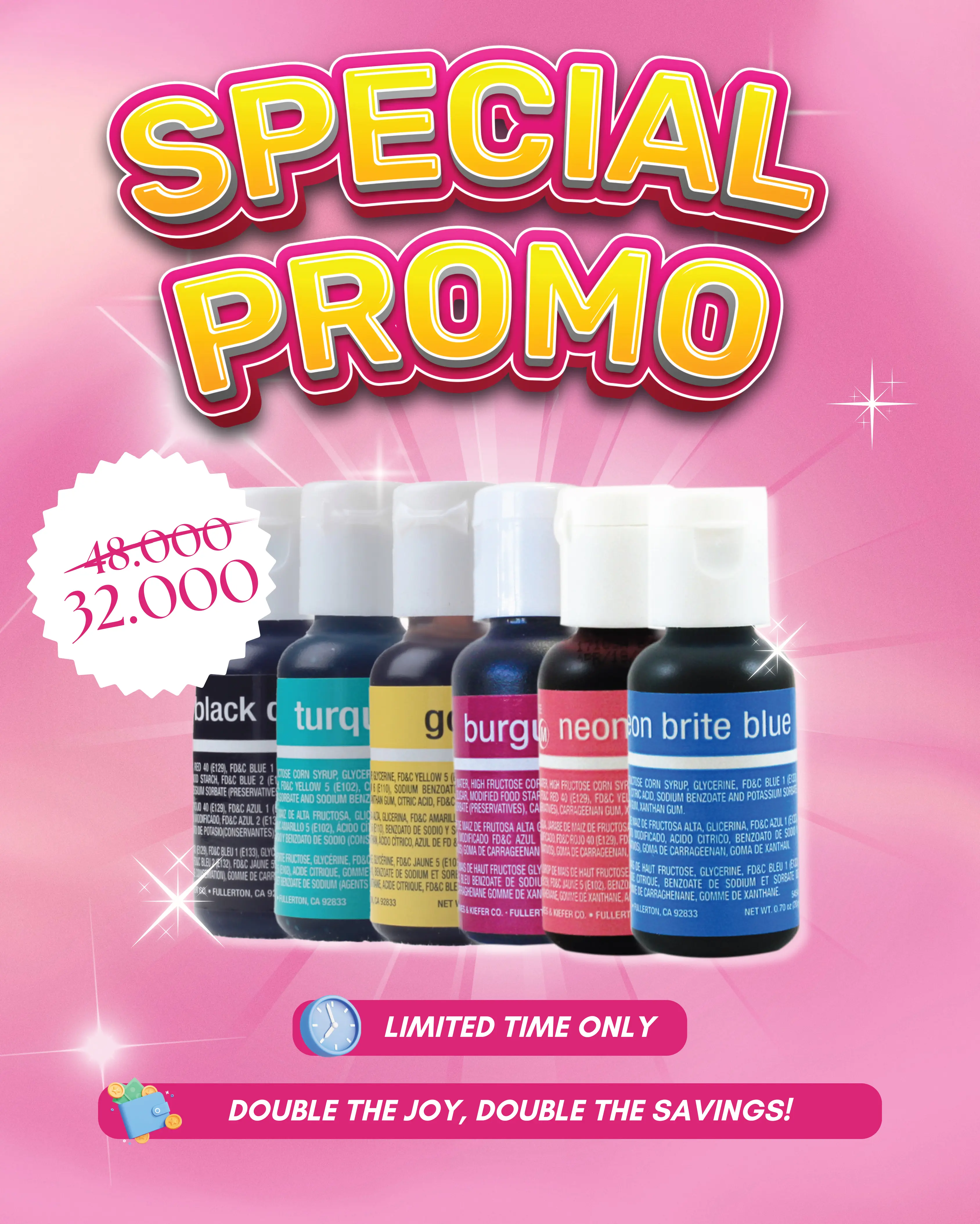 Chefmaster Liqua Gel Food Color SALE 20ml