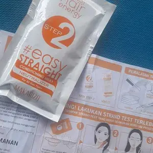 Makarizo Hair Energy Easy Straight - STRONG 80 mL Pelurus Rambut