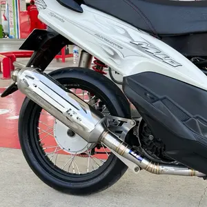 Knalpot Standar Racing Knalpot LOTUS TYPE LT-PRO STAINLES sudah pnp mio smaile, mio sporty, MIO SUL KARBU