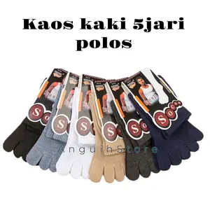 Kaos Kaki Polos Pria & Wanita (5 Jari) - Warna Sport - Unisex