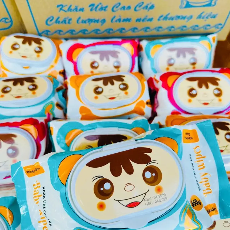 [Hàng Mới Về] [thực tế 500g] Combo 10 bịch  khăn ướt BaBy WIPES 19x24 khăn ướt cao cấp an toàn cho bé Giấy Vệ Sinh