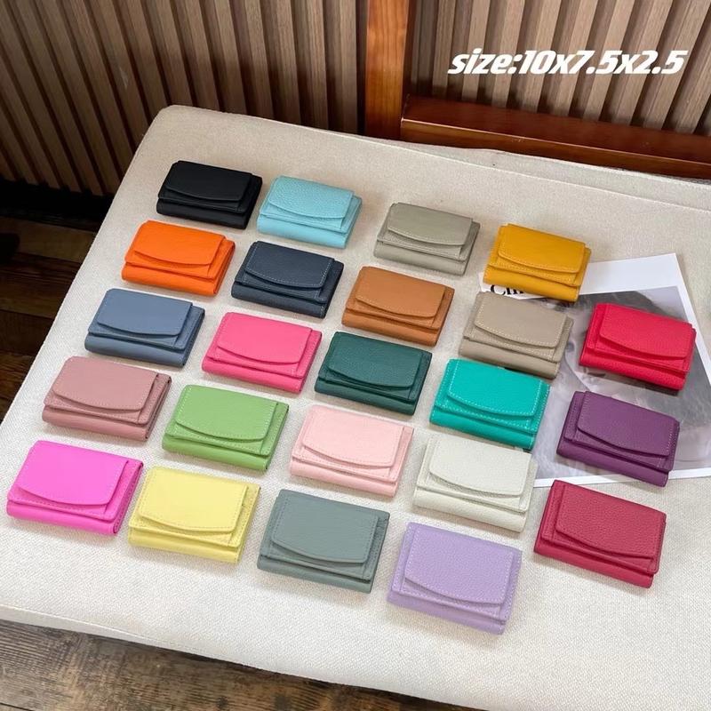 5156 Jamie Compact Calf leather Mini Wallet - TikTok Shop Singapore