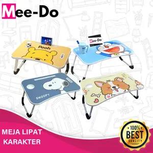 Mee-Do Meja Lipat Laptop / Meja Belajar Anak / Folding Table Karakter