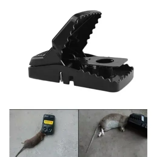 Mouse Trap Jebakan Tikus Perangkap jepretan Alat Jepit Pembasmi Serangga Warna Hitam Jebakan PREMIUM QUALITY Plastik