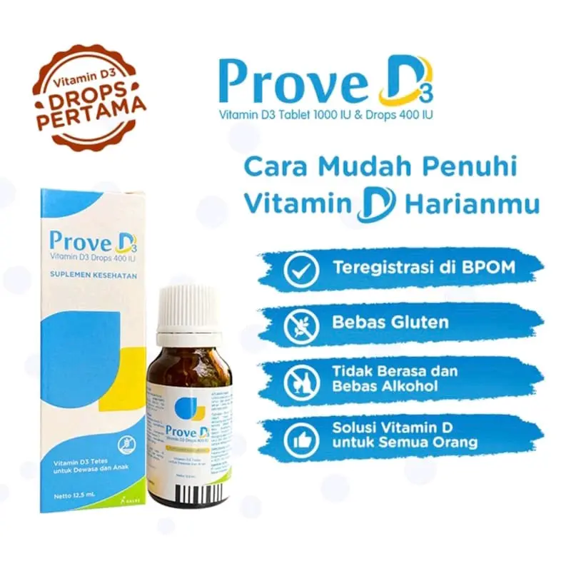 PROVE D3 DROP (VITAMIN D3 400 UI TETES 12.5 ml)