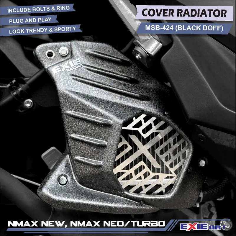 Cover Radiator Nmax Neo Turbo - Cover Pelindung Radiator Nmax New Exie Art 0