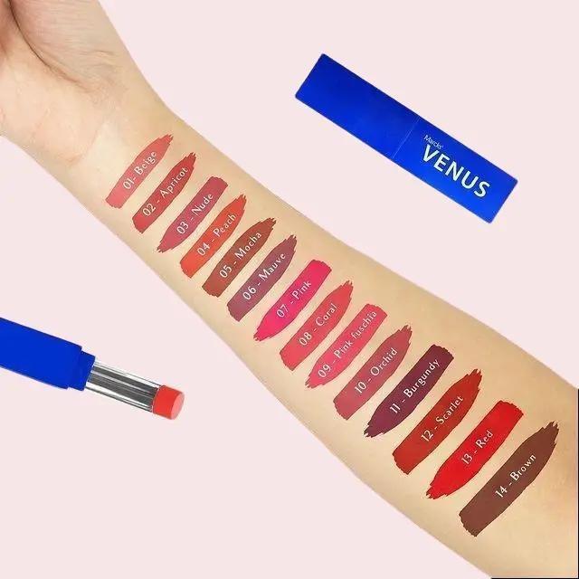 VENUS VELVET MATTE LIPSTICK - VENUS VELVET MATTE LIPSTIK Bibir Brown 0