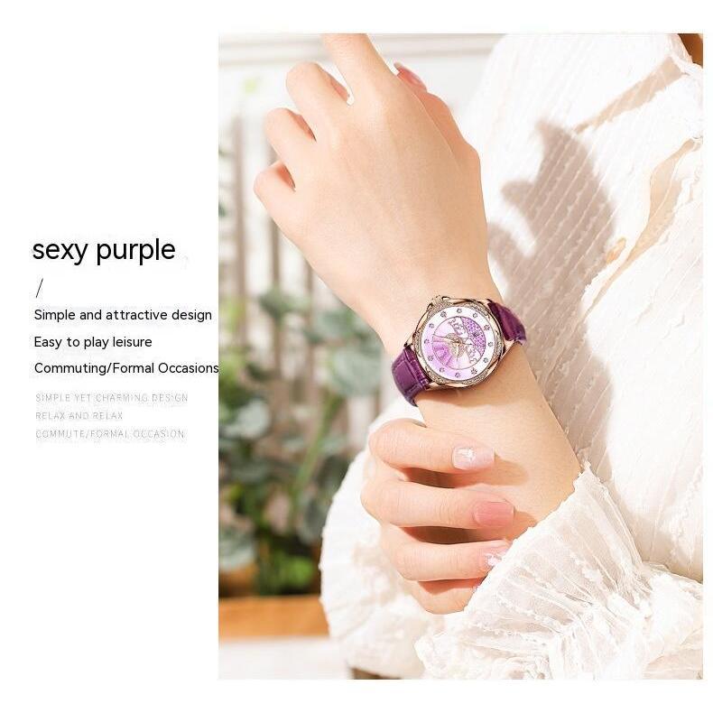 Swiss brand waterproof luminous women's calendar quartz watch _voghion.com