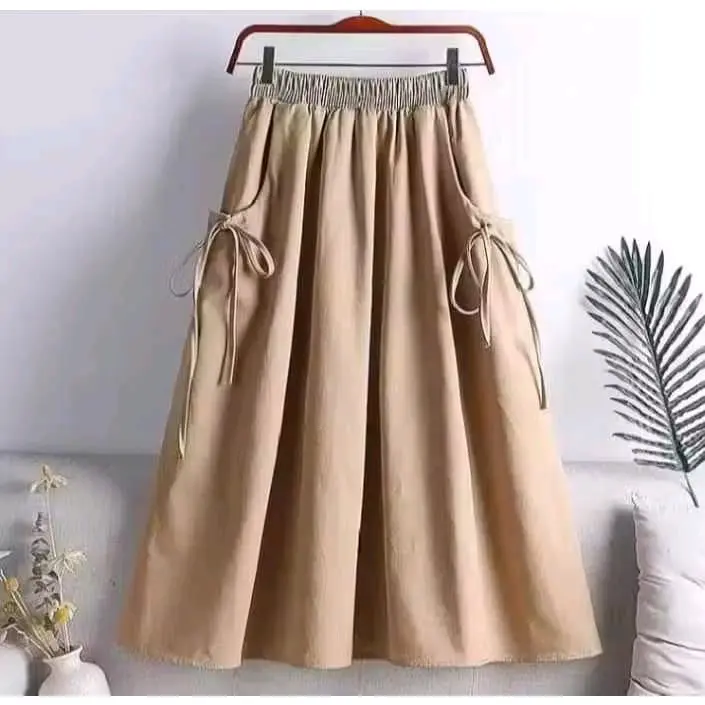 ROK DANIELA rok anak cewe polos aksen pita cantik rok mayung anak perempuan Fashion 1
