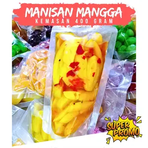Manisan Buah Mangga 400 Gram Asinan Mangga Rujak Mangga Manisan Buah Cianjur Mangga Pedas - Food, Jelly