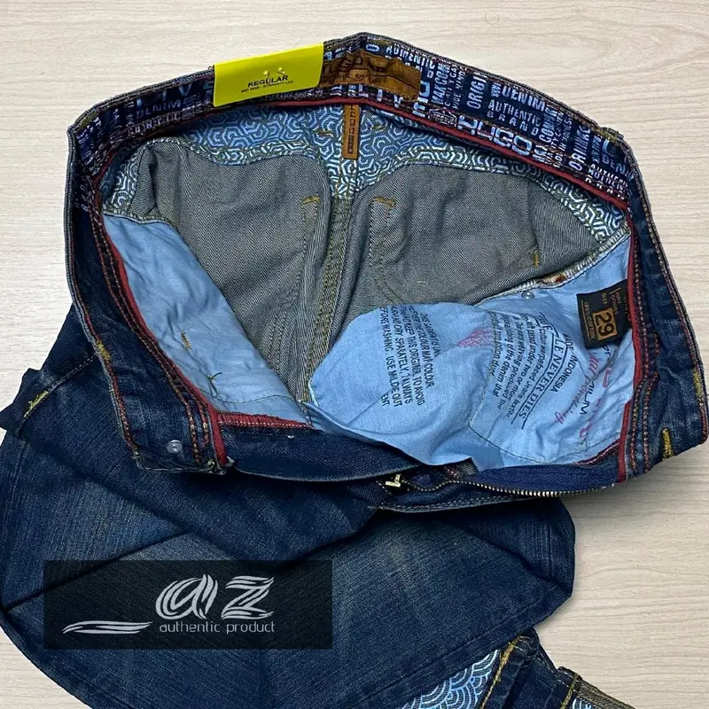 CELANA JEANS DENIM H4GO LIVE REGULER FIT CASSUAL MODEL SELVEDGE SABLON 3