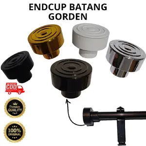 TUTUP ENDCUP BATANG GORDEN MINIMALIS Untuk Batang Gorden Rollet Pengiriman Aman Mudah Dipasang Premium Quality 100% Original