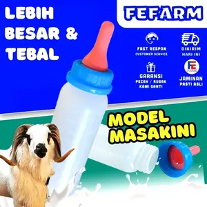 Botol Dot Hewan Kambing Domba Cempe Babi Berkualitas Model Terbaru Kapasitas 250ml & 500ml