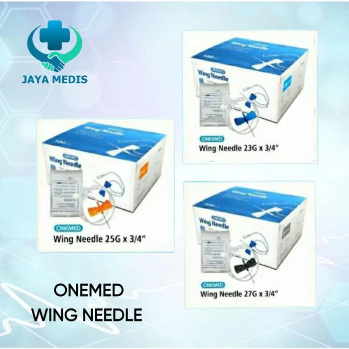 WING NEEDLE ONEMED 23G 25G 27G Box isi 100pcs - Shop | Tokopedia