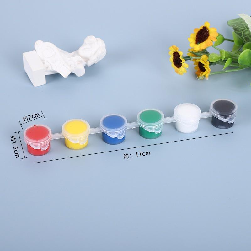 Best 1 Set Cat Lukis Akrilik Mini Ukuran 3ml Isi 6 Warna 12 Warna Cat Akrilik Kanvas Lukisan Kanvas Cat Cat Akrilik 9