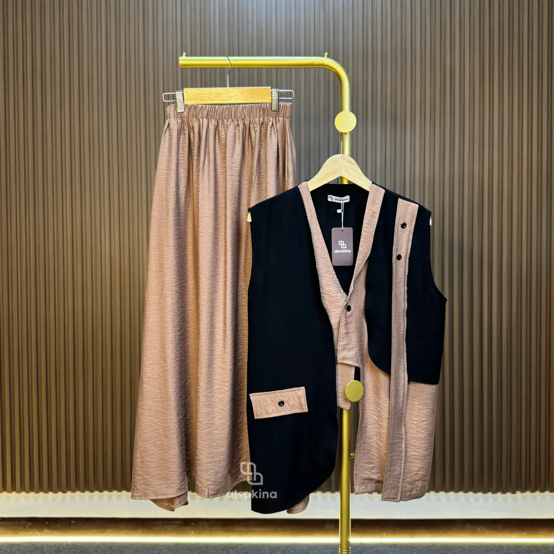 Jena One Set Rok - Setelan Wanita - Setelan Kekinian - Setelan Rok Wanita - One Set Wanita Kekinian
